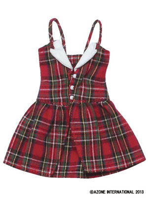 WickedStyle Vest Model One-piece (Red Check), Azone, Accessories, 1/6, 4580116042034
